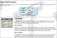 Quick Health Calculator screenshot